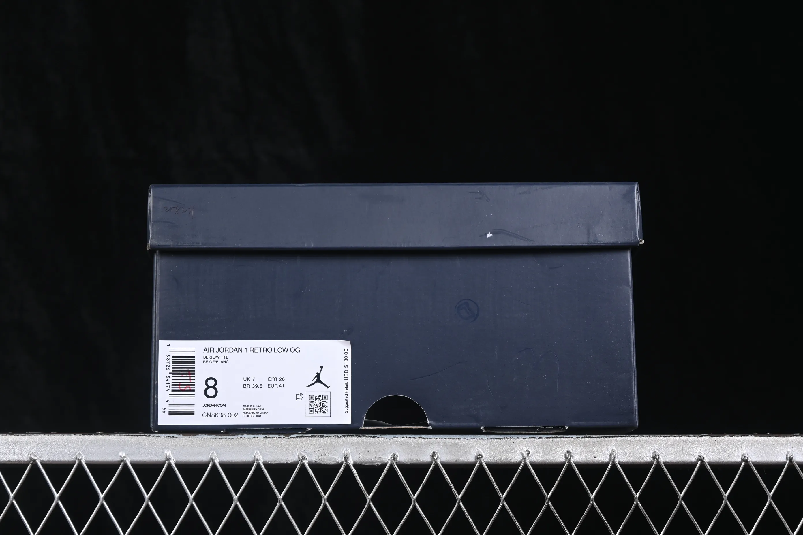 All categories Air Jordan Jordan series basketball shoes Air Jordan 1 Low Dior x Air Jordan 1 Low AJ1 Joe 1 Dior joint white gray low top CN8608-002